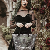 "The Call Of Cthulhu" Leather Tote Bag