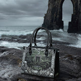 "The Call Of Cthulhu" - Black Interior - Small Leather Handbag
