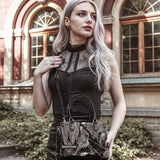 "The Cask Of Amontillado" Small Leather Handbag