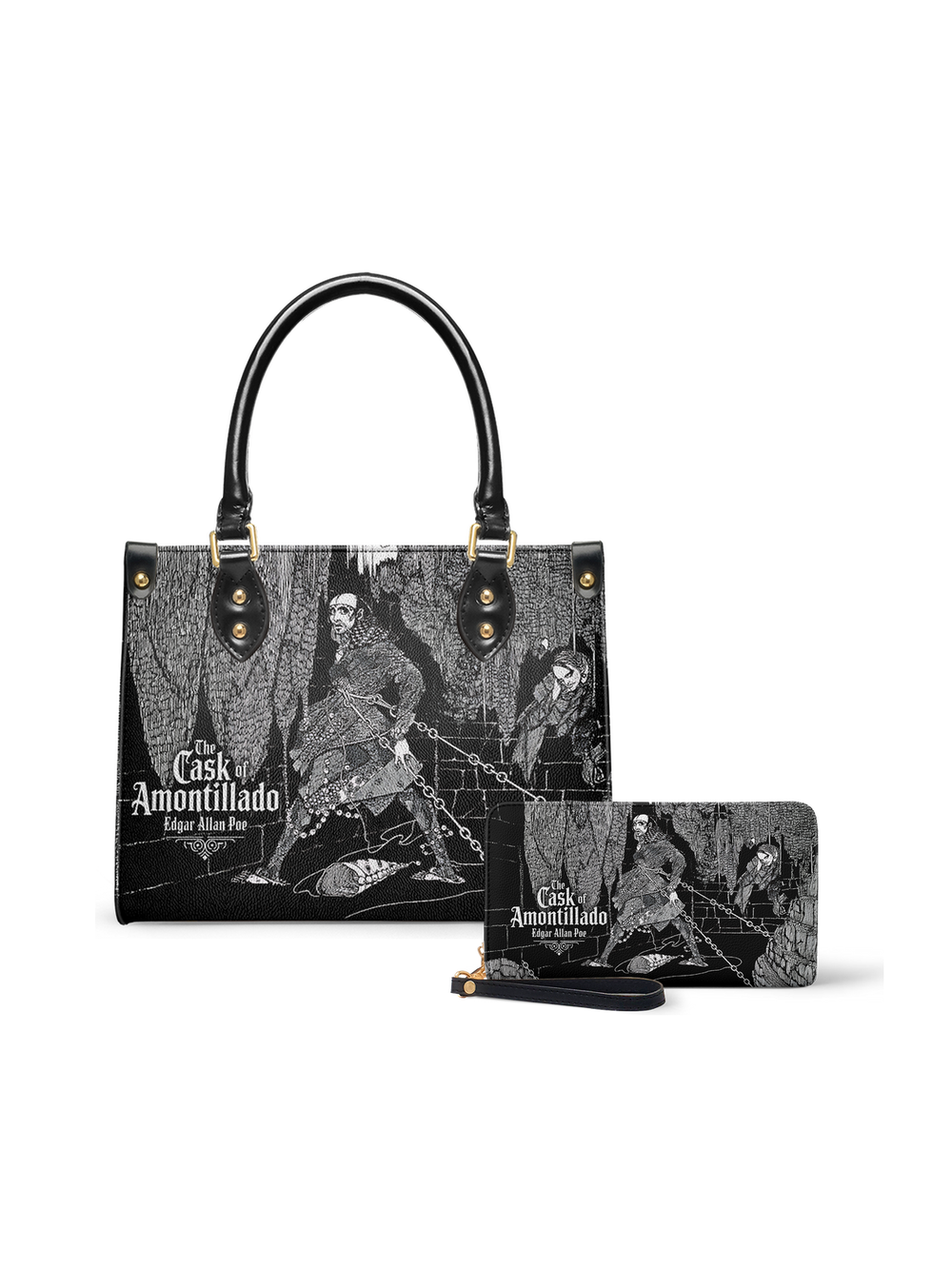 "The Cask Of Amontillado" Small Leather Handbag - EVERMORE DEAL