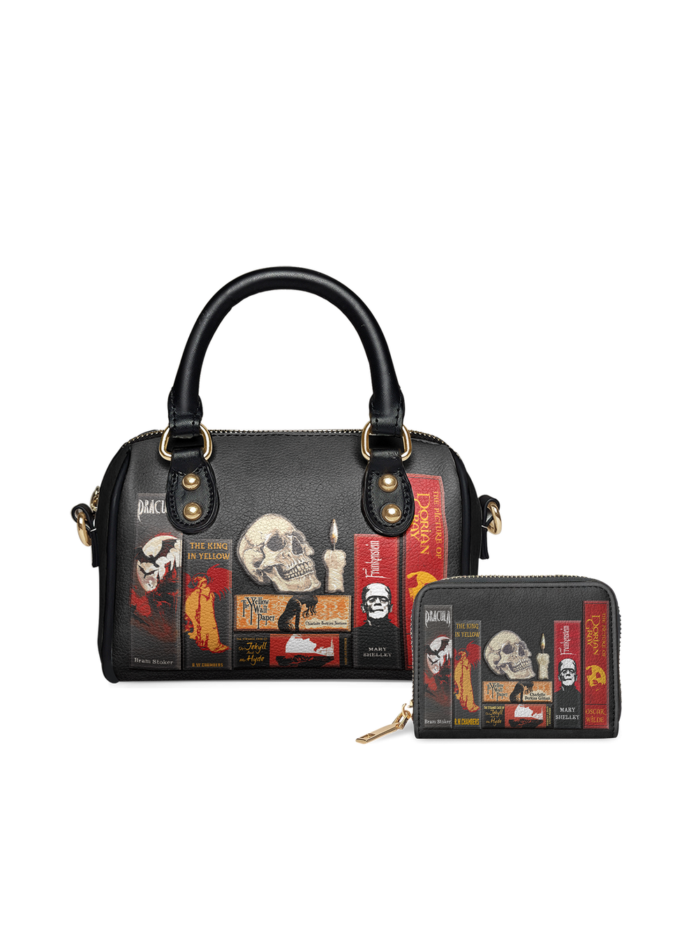 "The Codex of Gothic Tales" Deadlight Black Mini Satchel - EVERMORE DEAL