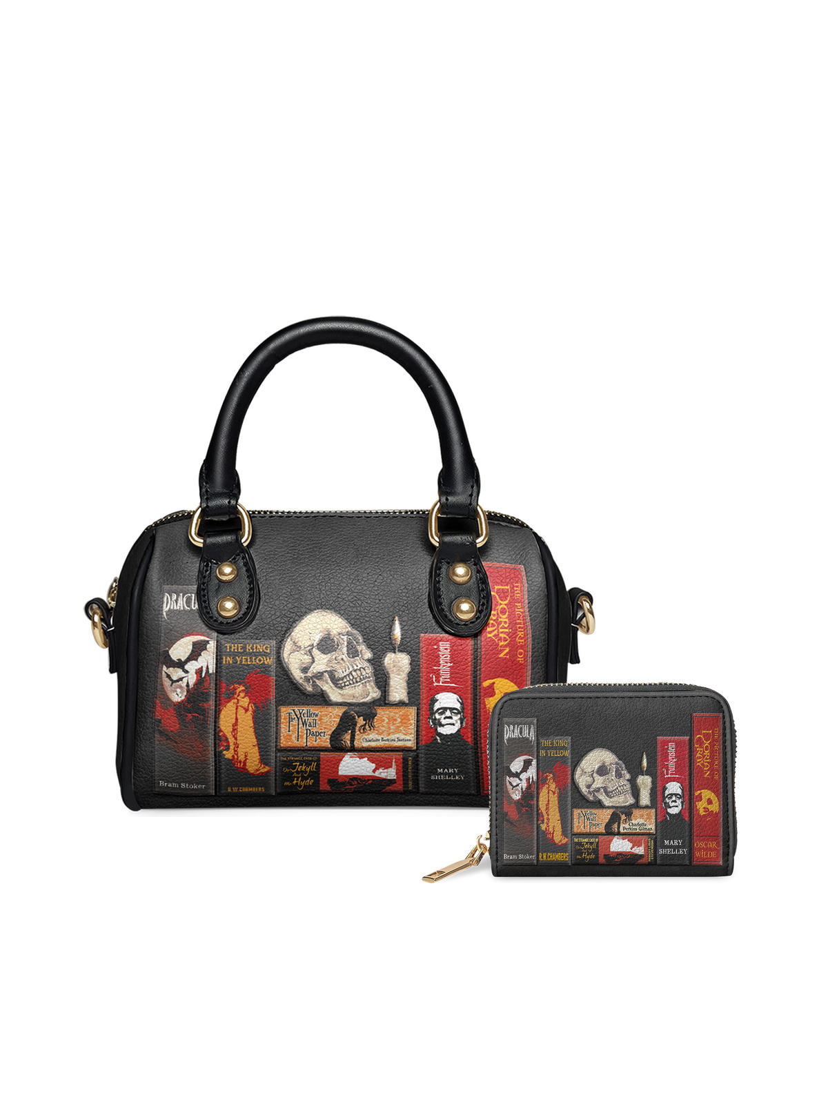 "The Codex of Gothic Tales" Deadlight Black Mini Satchel - EVERMORE DEAL