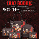 "The Codex of Gothic Tales" Deadlight Black The Signature Trio Bundle (Small Leather Handbag)