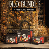 "The Codex of Gothic Tales" Deadlight Black The Signature Duo Bundle (Small Leather Handbag)