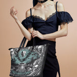 "The Colour Out Of Space" Leather Tote Bag
