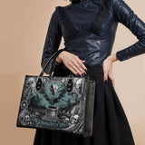 "The Colour Out Of Space" - Black Interior - Leather Handbag - CLEAROUT
