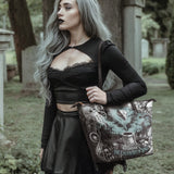 "The Colour Out Of Space" Leather Tote Bag