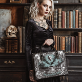 "The Colour Out Of Space" - Black Interior - Leather Handbag