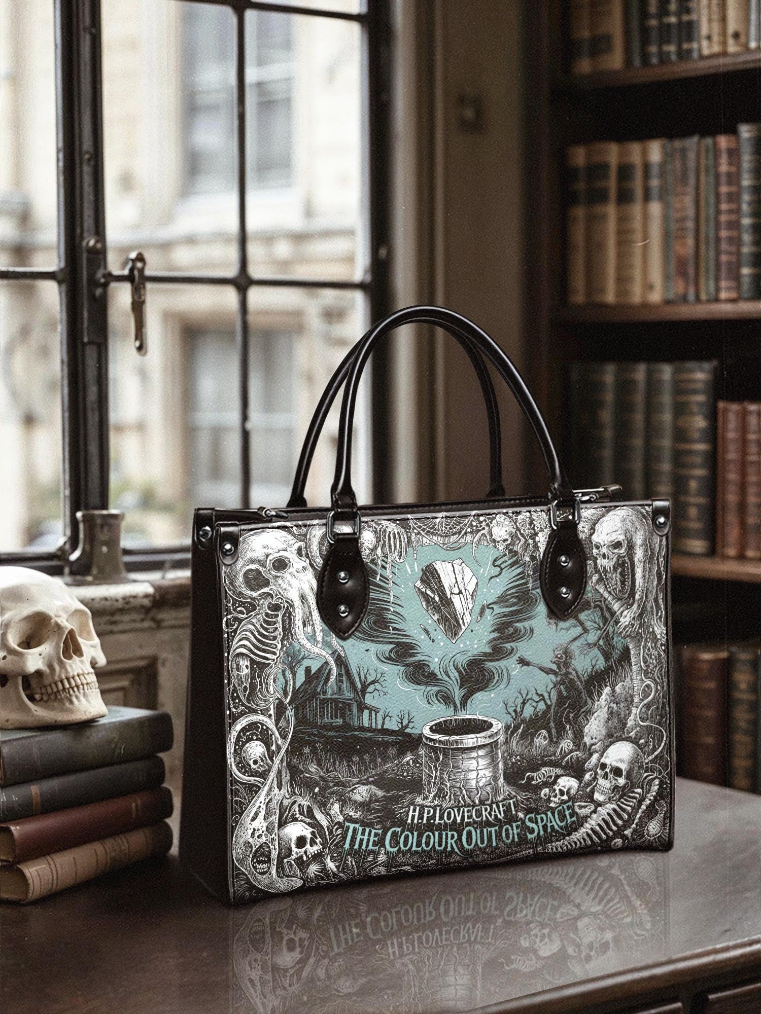 "The Colour Out Of Space" - Black Interior - Leather Handbag - NEW WORKSHOP SALE