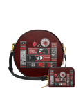 "The Crimson Codex" Circle Crossbody Bag - NEVERMORE DEAL