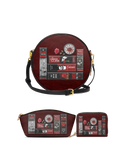 "The Crimson Codex" Circle Crossbody Bag - EVERMORE DEAL