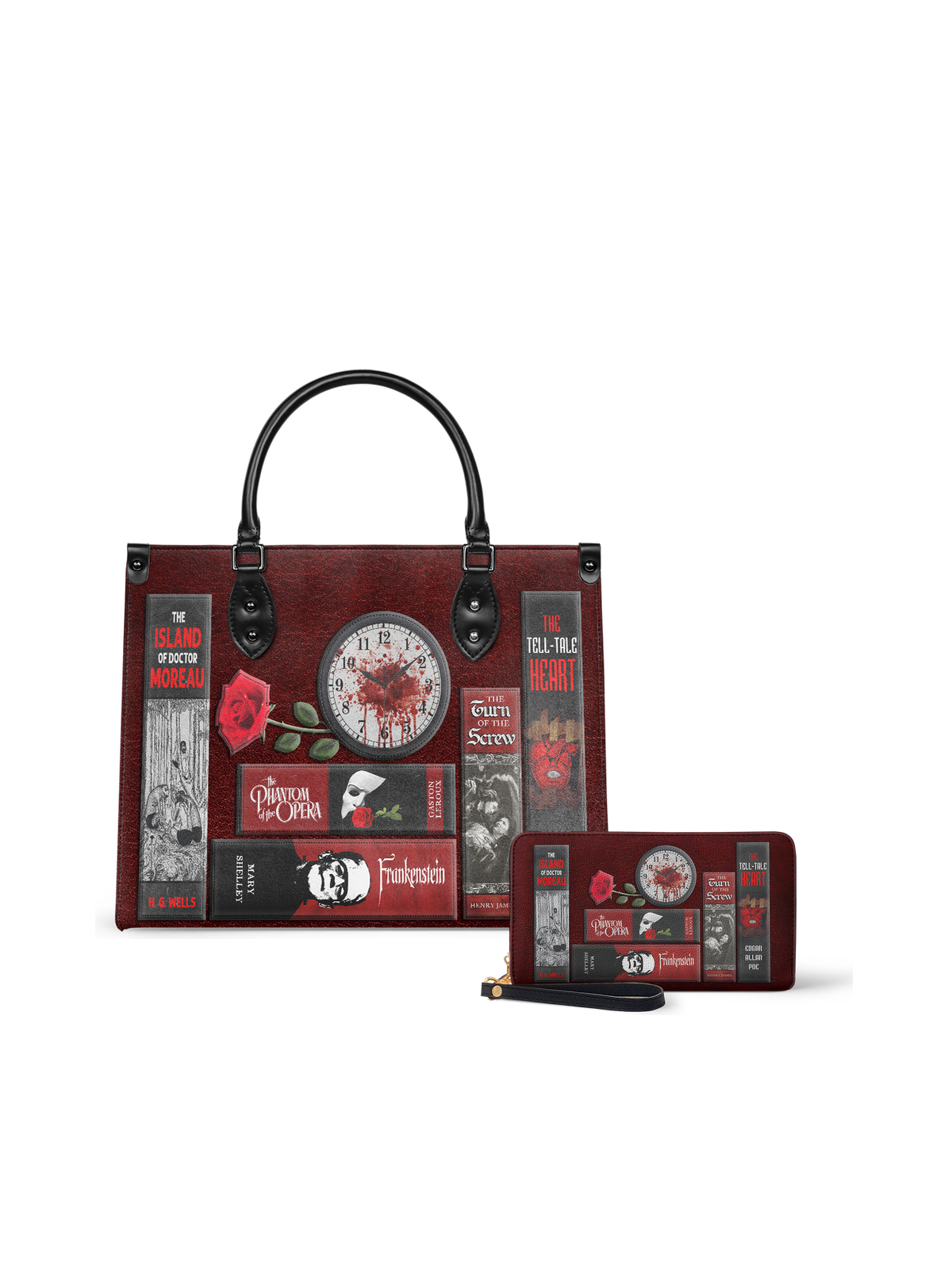 "The Crimson Codex" Leather Handbag - EVERMORE DEAL