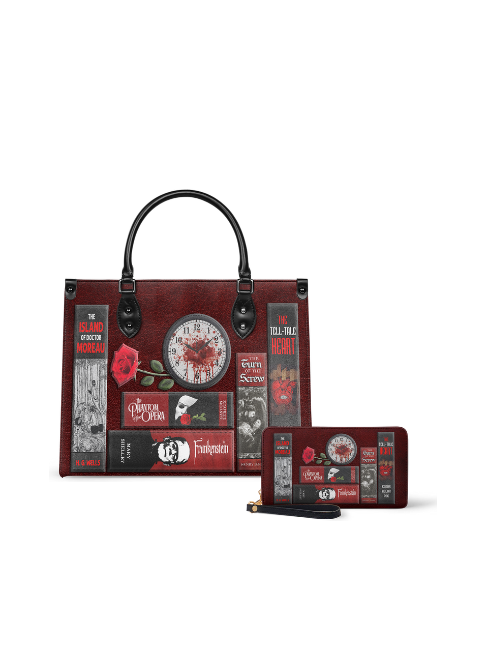 "The Crimson Codex" Leather Handbag - EVERMORE DEAL