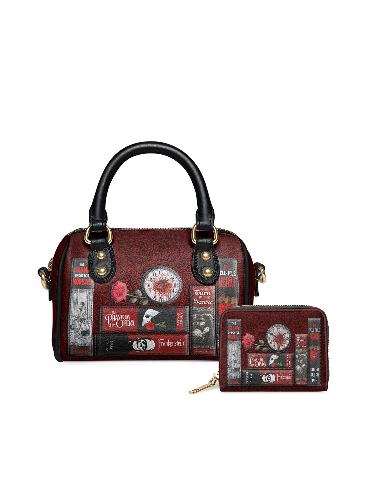 "The Crimson Codex" Mini Satchel - EVERMORE DEAL