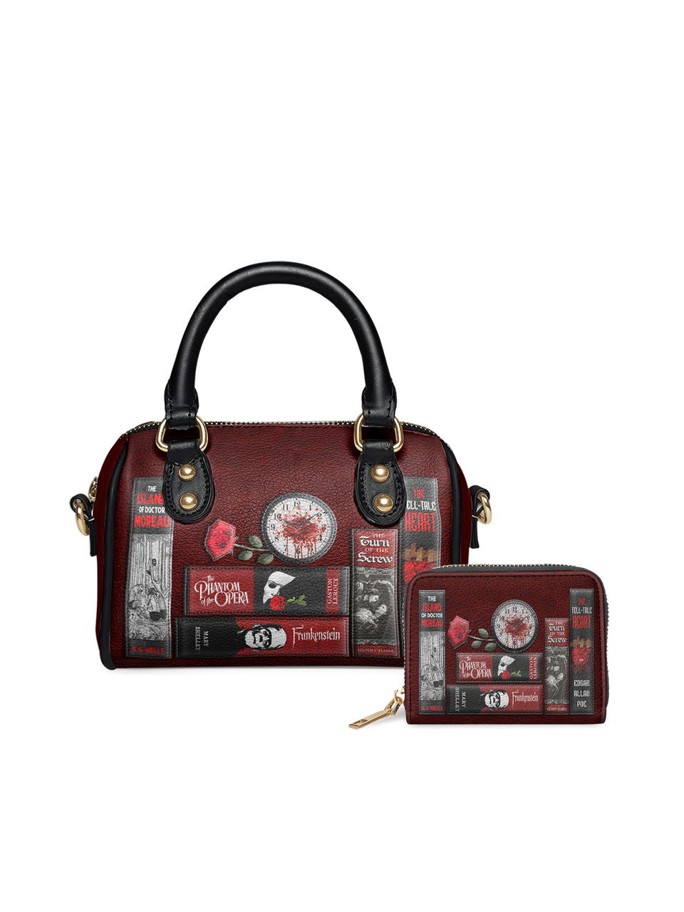 "The Crimson Codex" Mini Satchel - EVERMORE DEAL