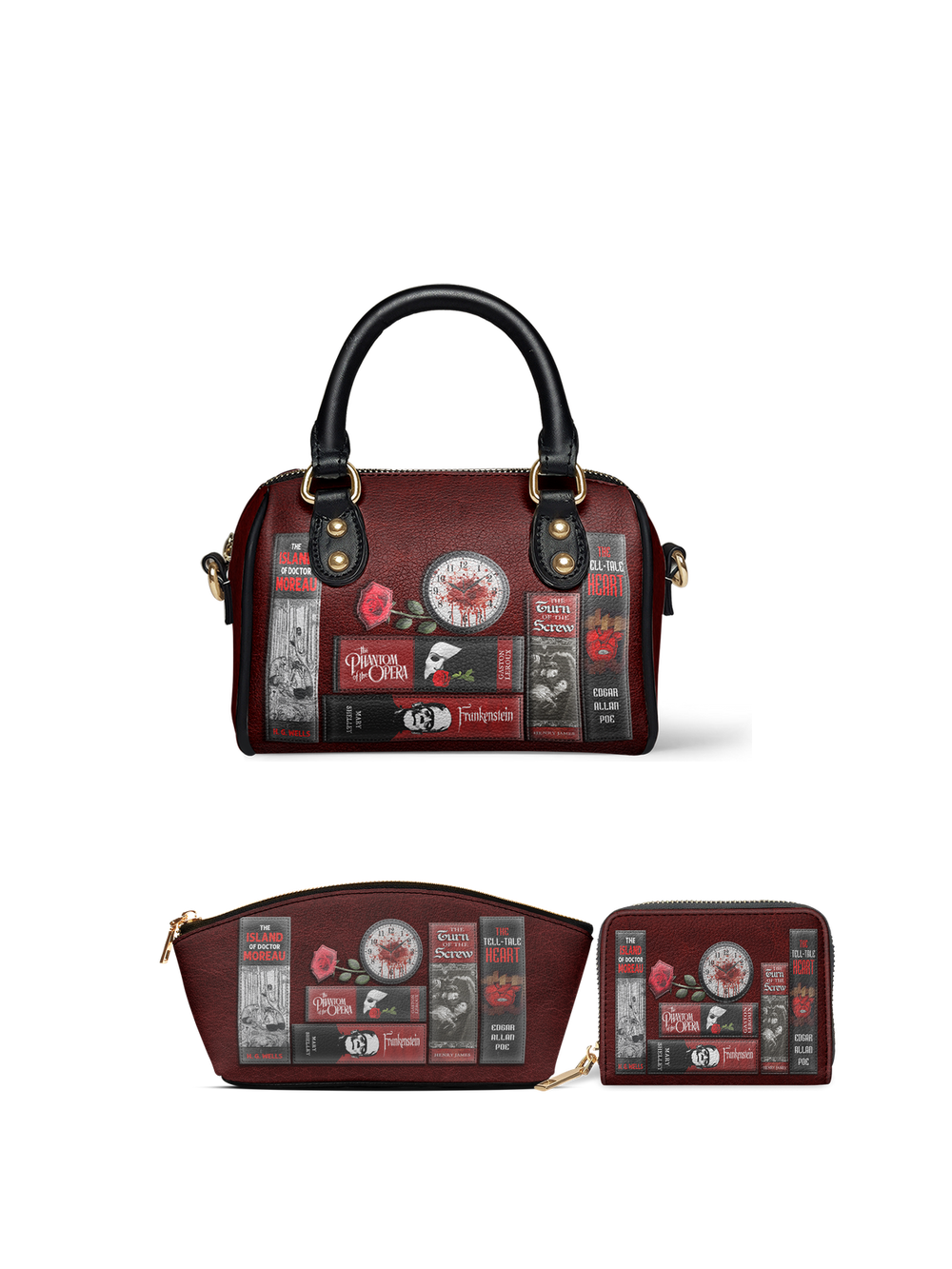"The Crimson Codex" Mini Satchel - EVERMORE DEAL