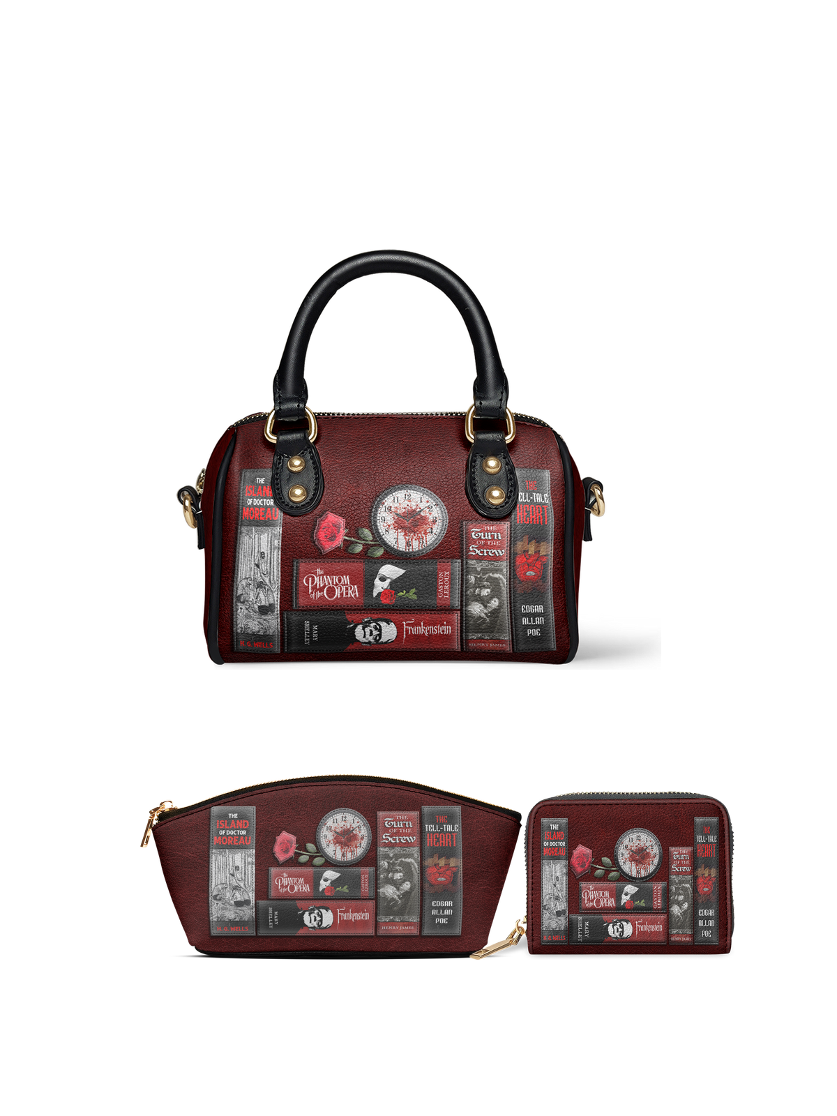 "The Crimson Codex" Mini Satchel - EVERMORE DEAL