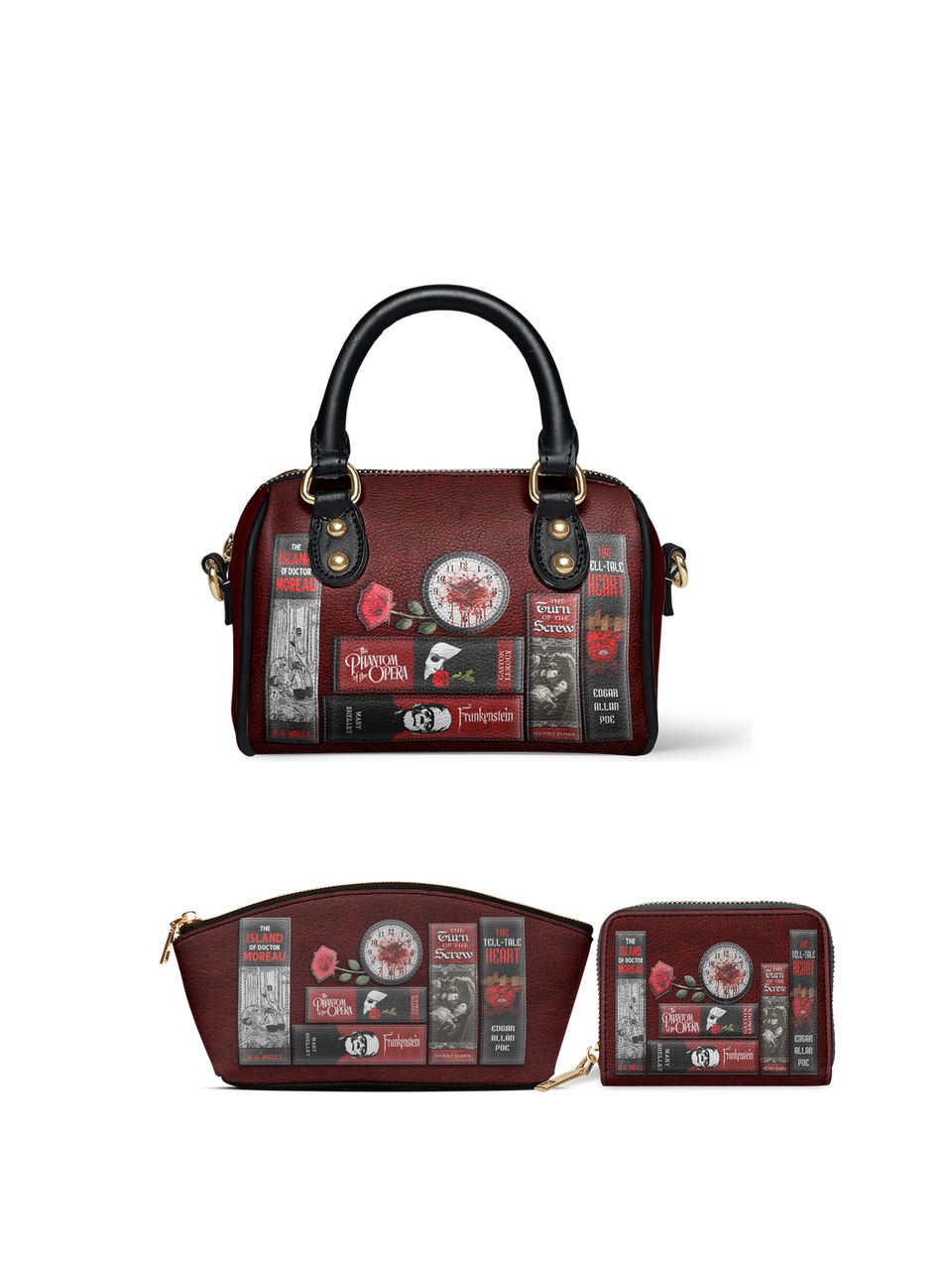 "The Crimson Codex" Mini Satchel - EVERMORE DEAL