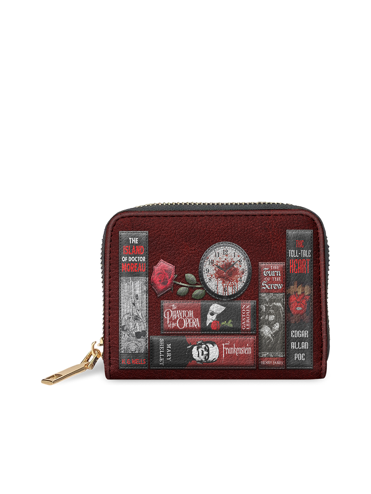 "The Crimson Codex" Mini Wallet - NEVERMORE DEAL