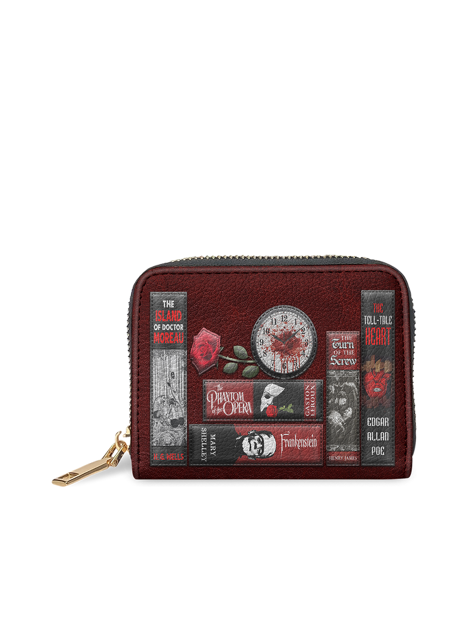 "The Crimson Codex" Mini Wallet - NEVERMORE DEAL