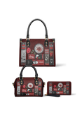 "The Crimson Codex" The Signature Duo Bundle (Small Leather Handbag) - EVERMORE DEAL