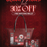 "The Crimson Codex" Leather Tote Bag Deal