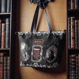 "The Dracula" Leather Tote Bag Matching Set - CLEAROUT