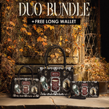 "The Dracula" The Signature Duo Bundle (Small Leather Handbag)