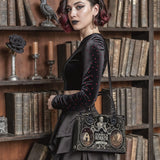 "The Dunwich Horror" - Black Interior - Small Leather Handbag - CLEAROUT