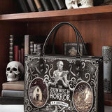 "The Dunwich Horror" - Black Interior - Leather Handbag