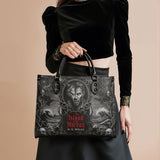 "The Island Of Dr Moreau" - Black Interior - Leather Handbag