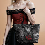 "The Island Of Dr Moreau" Leather Tote Bag