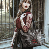 "The Island Of Dr Moreau" Leather Tote Bag