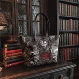 "The Island Of Dr Moreau" Leather Tote Bag
