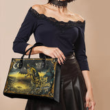 "The King In Yellow" - Black Interior - Leather Handbag - CLEAROUT