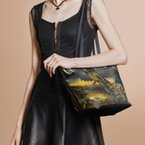 "The King In Yellow" Leather Tote Bag