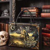 "The King In Yellow" - Black Interior - Leather Handbag