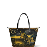 "The King In Yellow" Leather Tote Bag