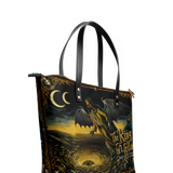 "The King In Yellow" Leather Tote Bag