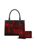 "The Masque Of The Red Death" Small Leather Handbag - NEVERMORE DEAL