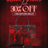 "The Masque Of The Red Death" Leather Handbag Deal