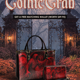 "The Masque Of The Red Death" Leather Handbag Deal