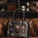 "The Murders In The Rue Morgue" - Black Interior - Small Leather Handbag Special Deal