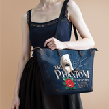 "The Phantom Of The Opera" Leather Tote Bag
