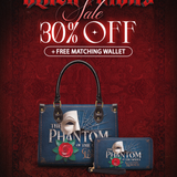 "The Phantom Of The Opera" Small Leather Handbag Deal