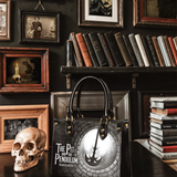 "The Pit And The Pendulum" Small Leather Handbag Special Deal
