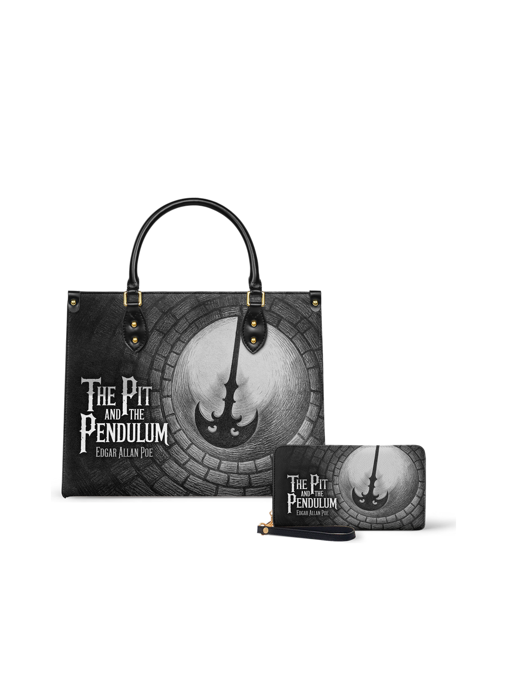 "The Pit And The Pendulum" Leather Handbag - NEVERMORE DEAL