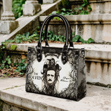 "The Raven" - Black Interior - Small Leather Handbag - CLEAROUT