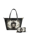 "The Raven" Leather Tote Bag - EVERMORE DEAL