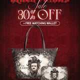 "The Raven" Leather Tote Bag Deal